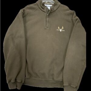 Columbia Men's Brown Quarter Zip-Up Sweatshirt
